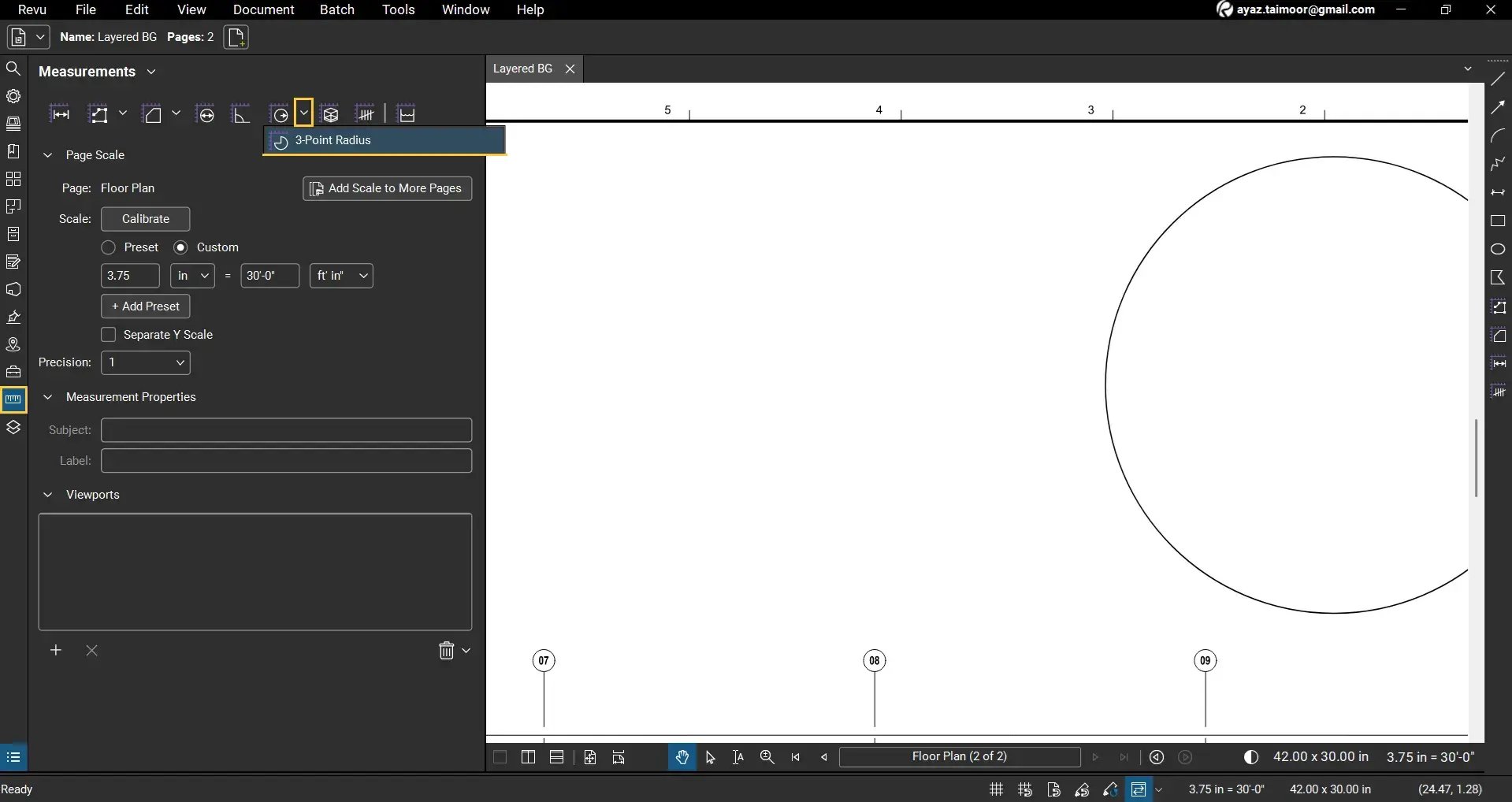 3-point-radius-measurement-in-bluebeam-revu-04