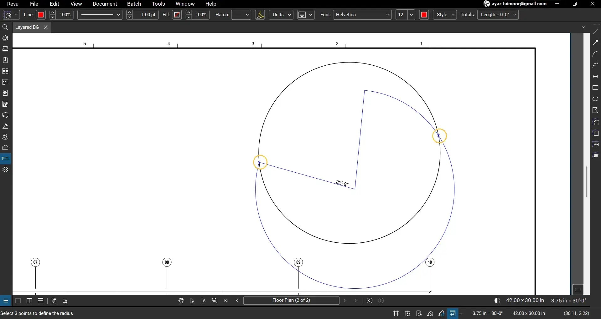 3-point-radius-measurement-in-bluebeam-revu-05