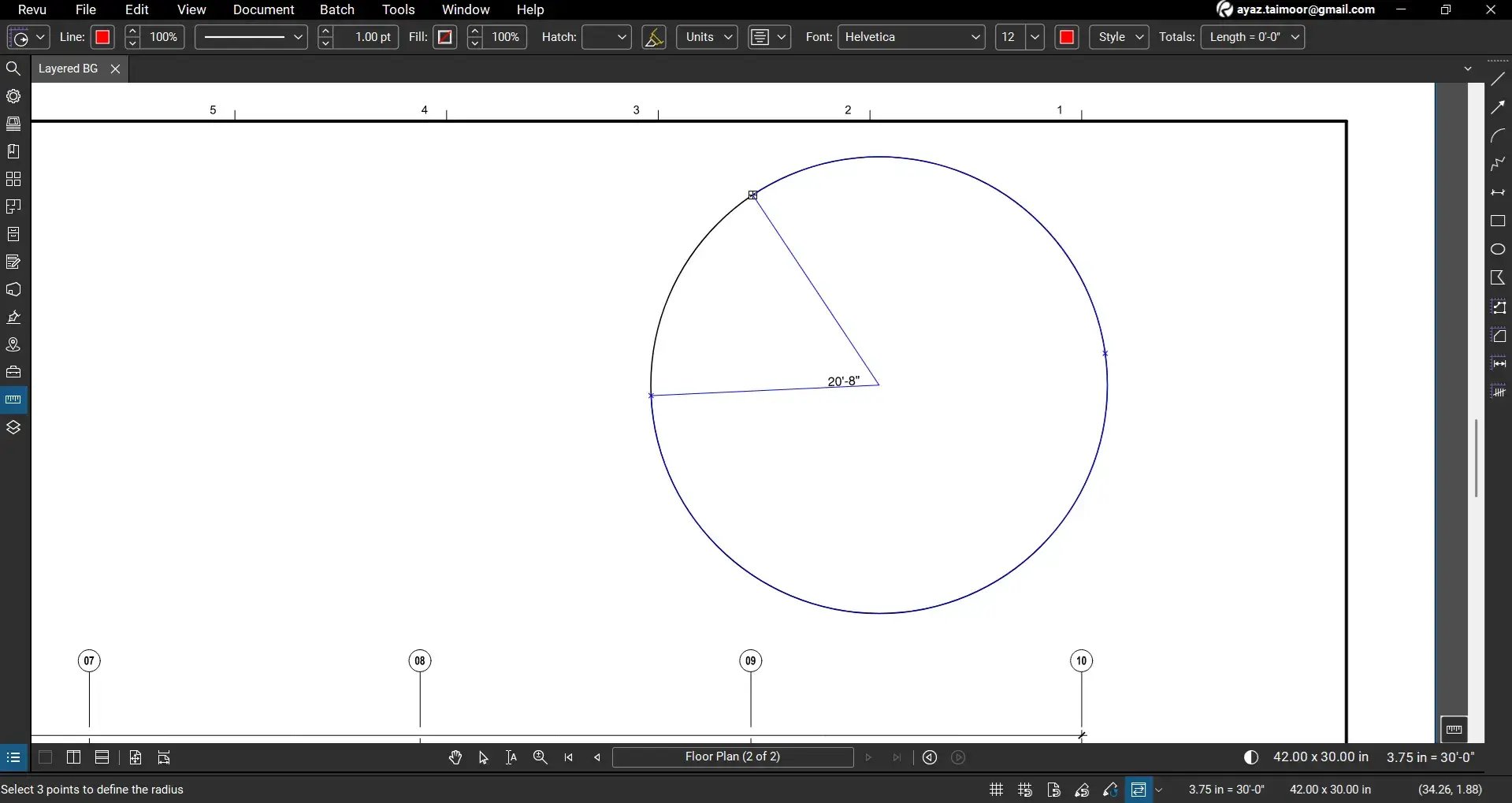3-point-radius-measurement-in-bluebeam-revu-06