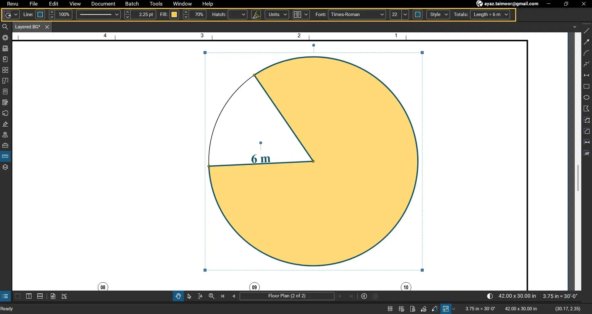 3-point-radius-measurement-in-bluebeam-revu-10