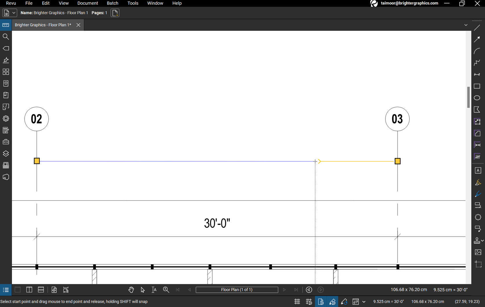 How to Calibrate the Scale of a Drawing in Bluebeam Revu