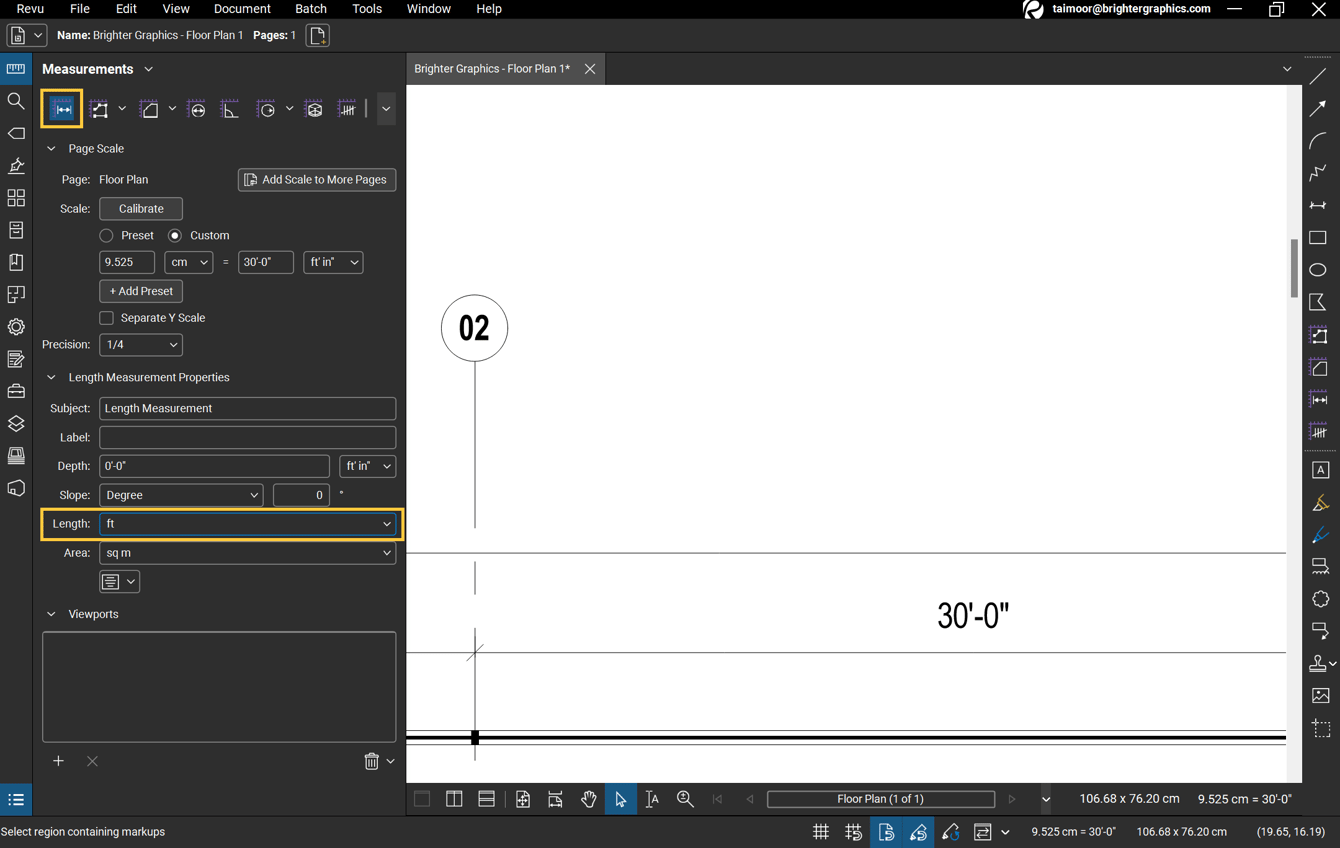 How to Calibrate the Scale of a Drawing in Bluebeam Revu