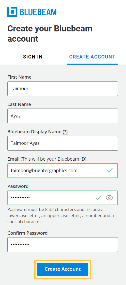 Create BBID from Org Admin Invitation | Brighter Graphics