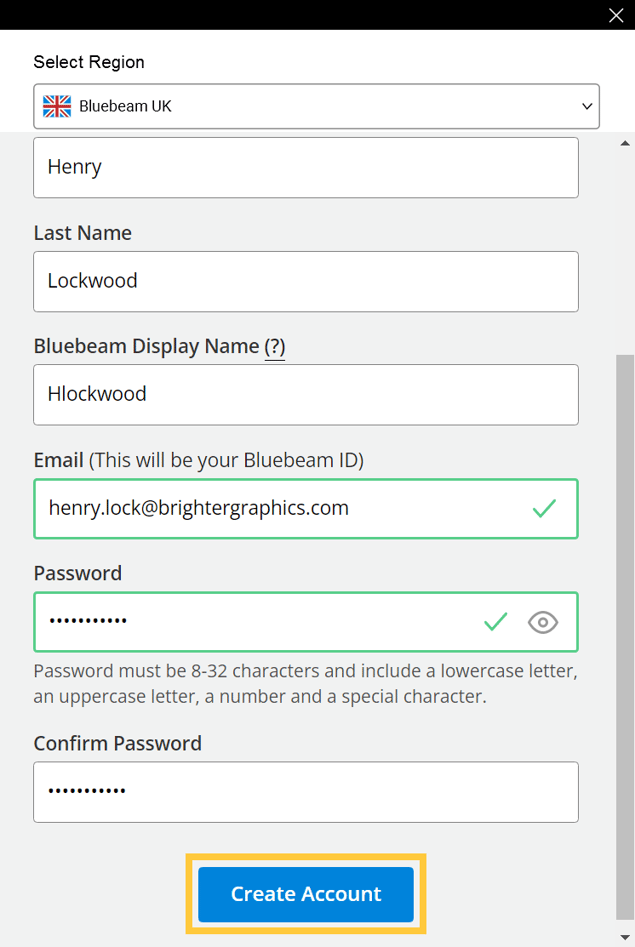How to Create a New Bluebeam ID (BBID) | Brighter Graphics