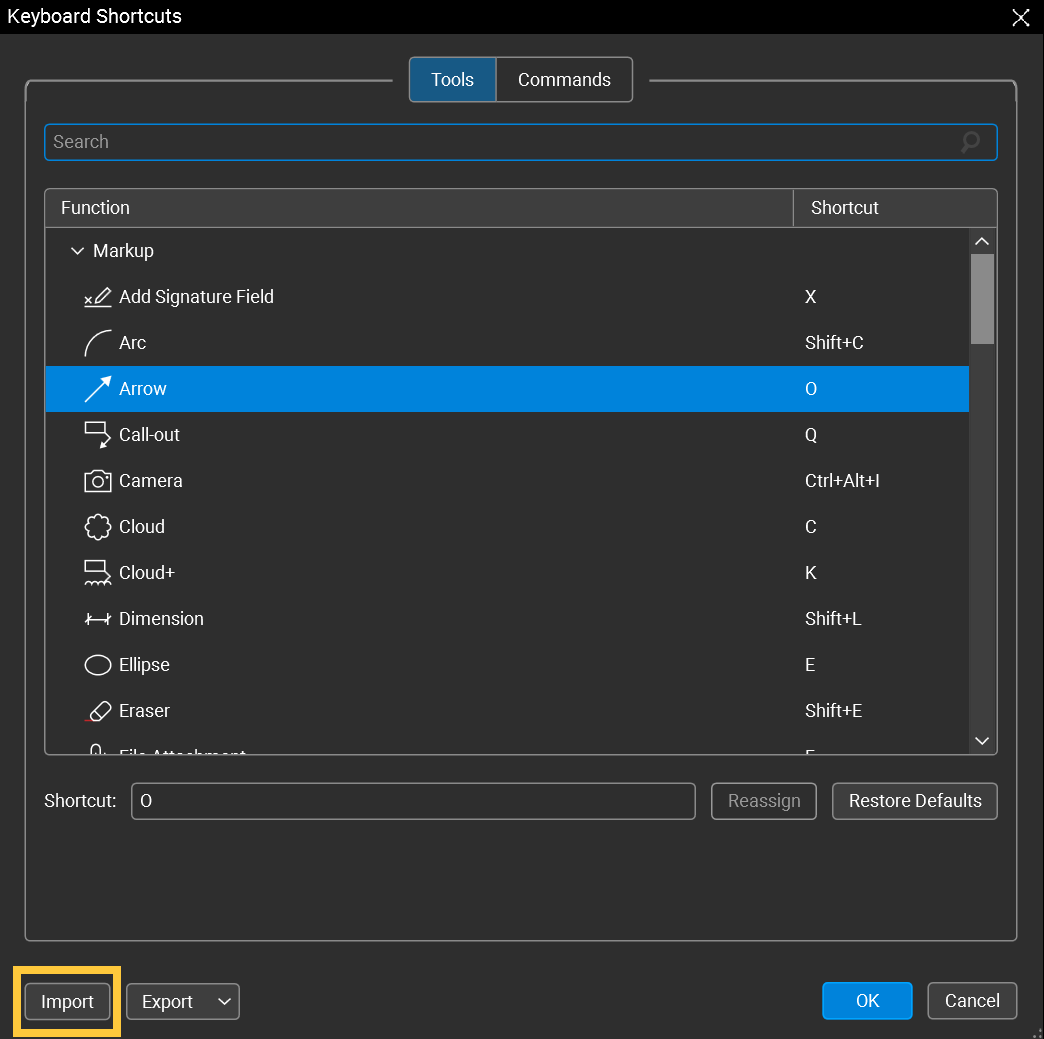 How to Customise Keyboard Shortcuts in Bluebeam Revu