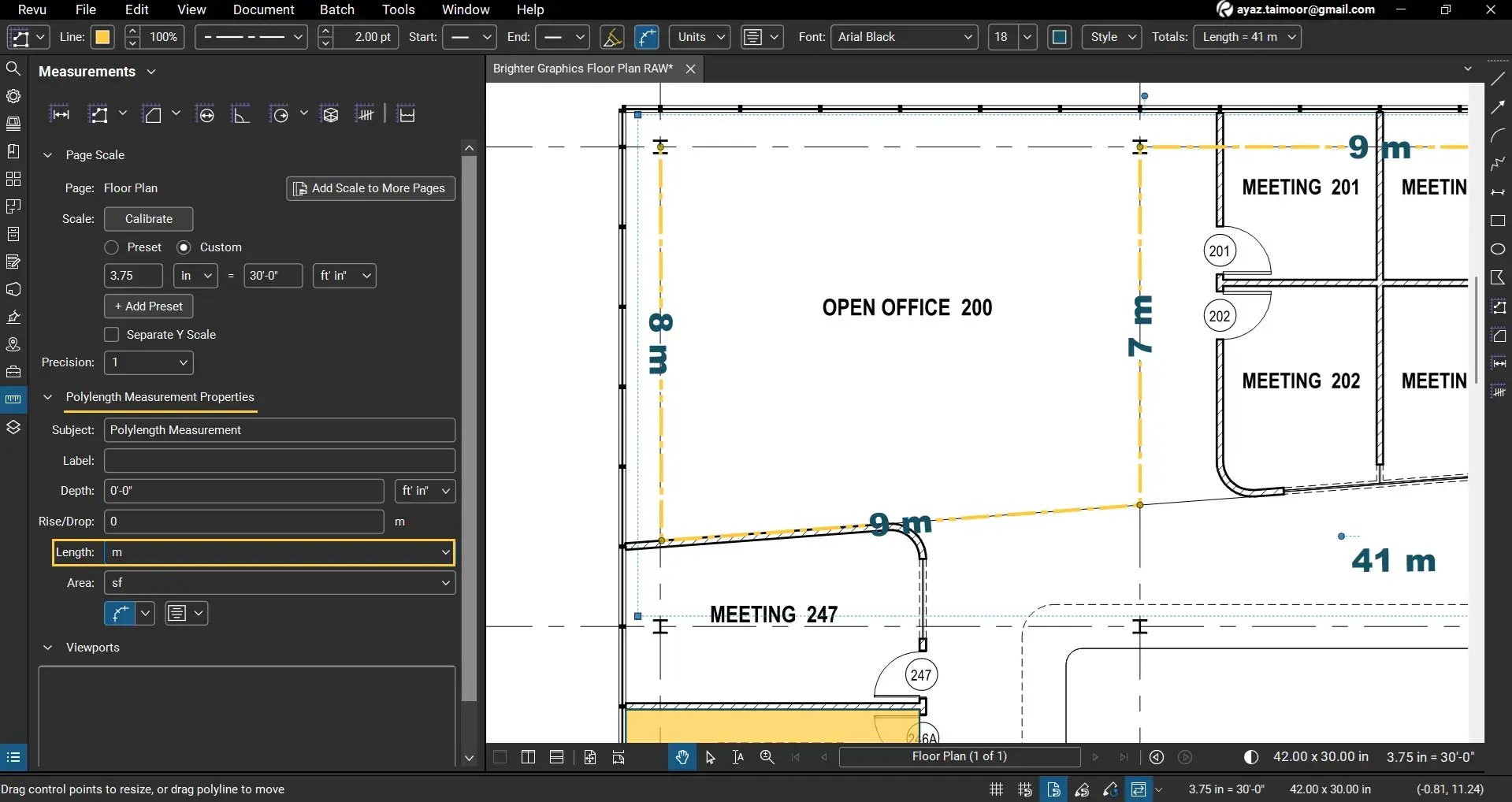 Polylength-Measurement-Tool-in-Bluebeam-Revu-07