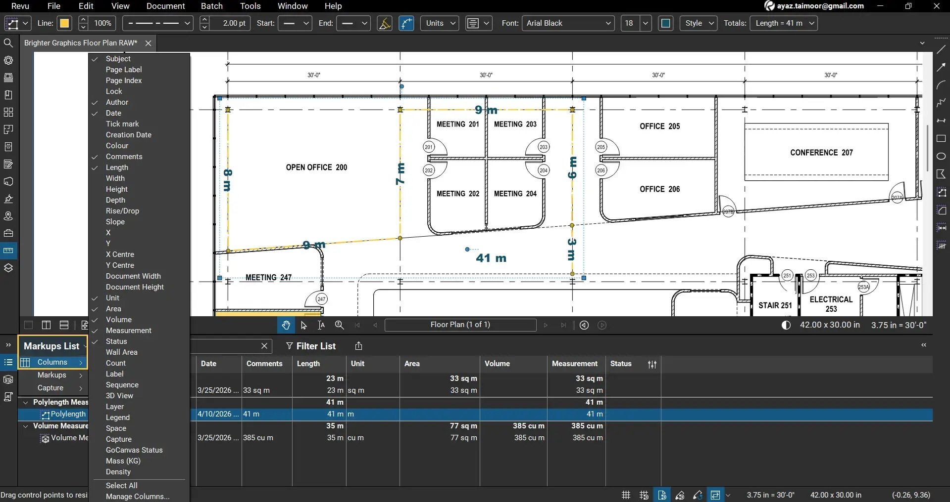 Polylength-Measurement-Tool-in-Bluebeam-Revu-09