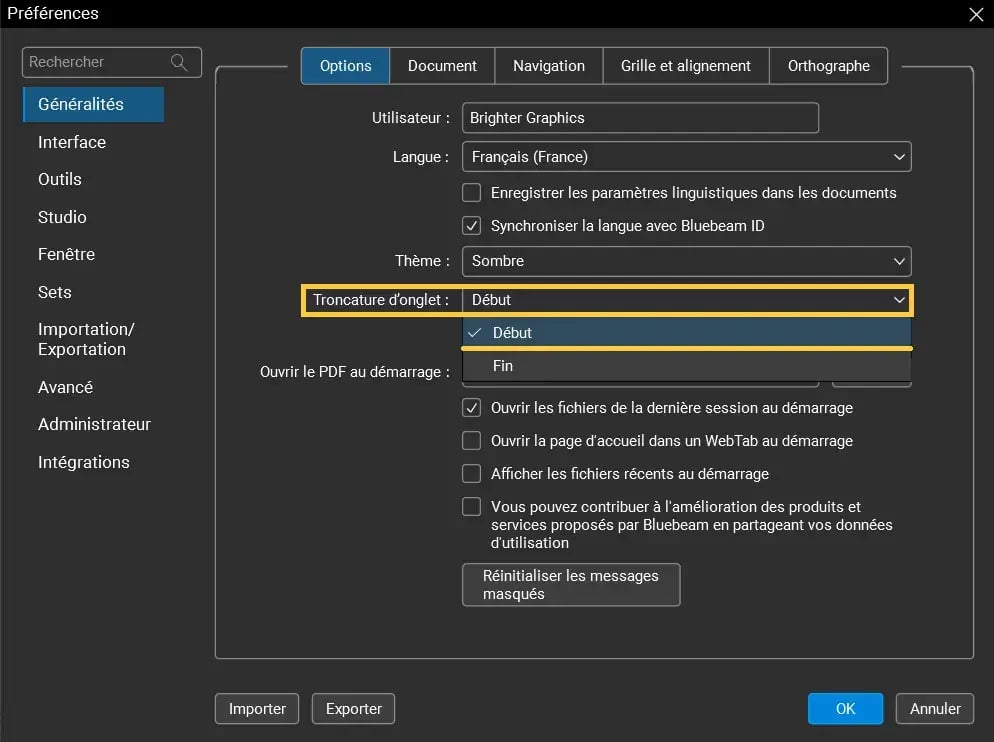 Preferences_Generalites_dans_Bluebeam_Revu_12