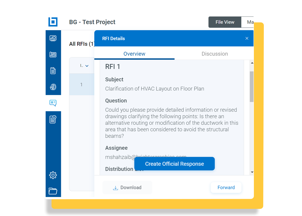 Submit RFIs & Submittals