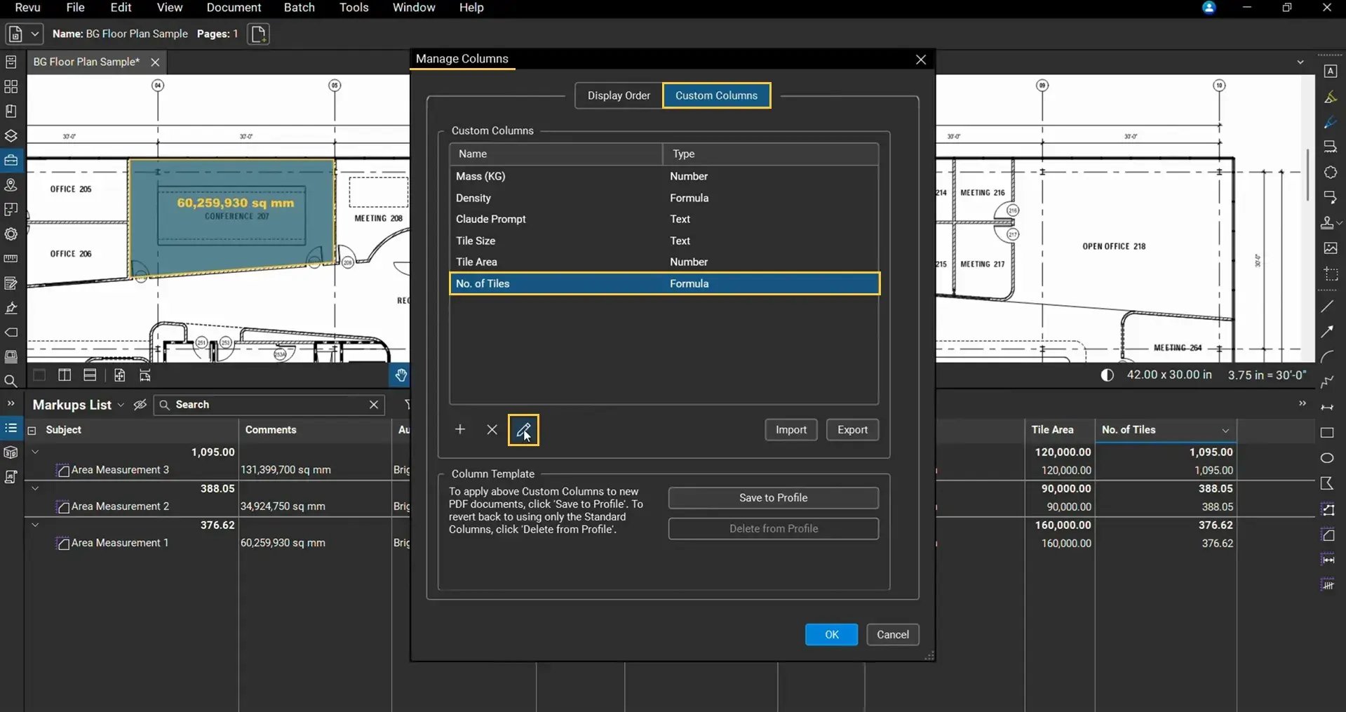 create-columns-in-bluebeam-using-claude-07